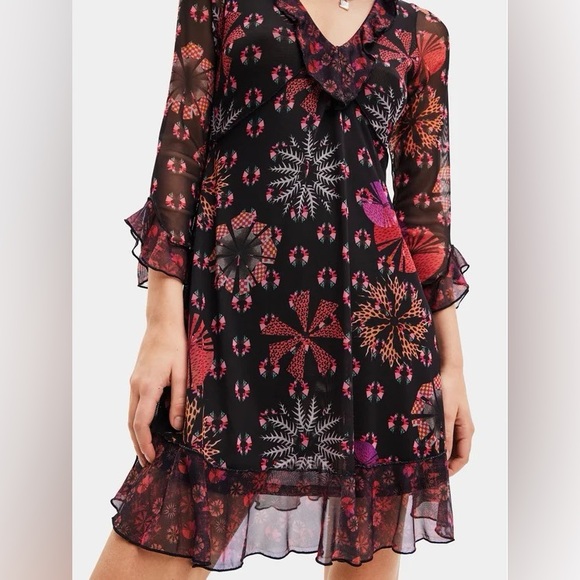 🔥NWT Desigual Geometric Mini Dress - Picture 7 of 12